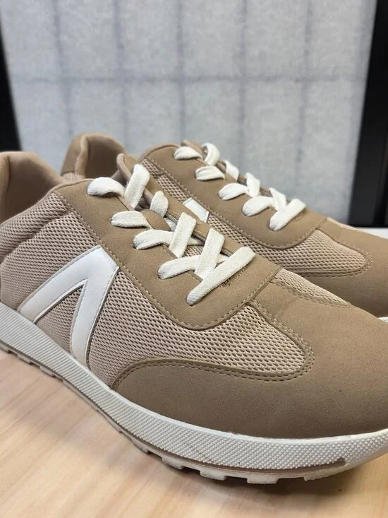 MIA Caddy Sand & White Lace Up Fashion Sneakers Women US 8.5M - Picture 3 of 14